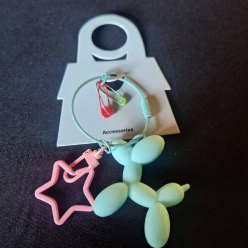 sleutelhanger ballon hondje groen